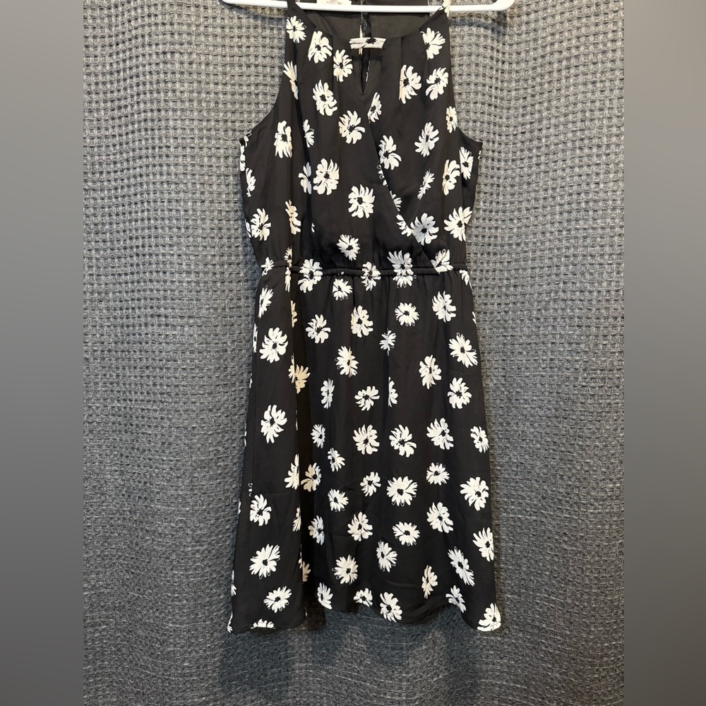 Black and White Floral Dress